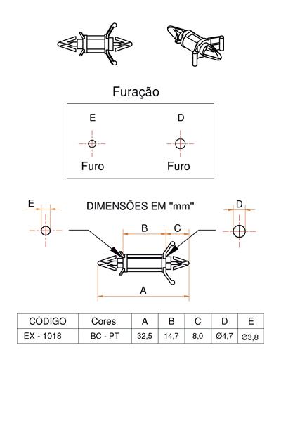 EX-1018 Suporte para C.I.
