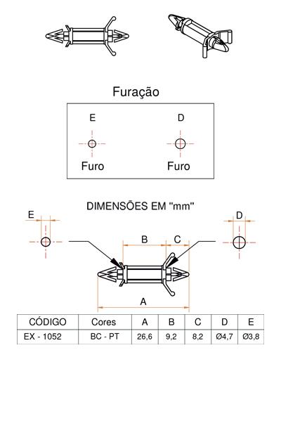 EX-1052 Suporte para C.I.