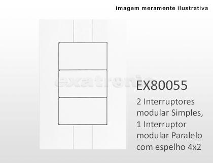 Espelho 80029 para Linha Modular
