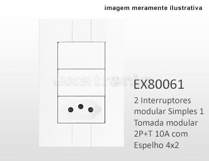 Espelho 80029 para Linha Modular