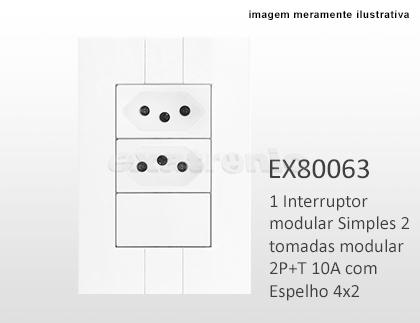 Espelho 80029 para Linha Modular