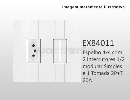 Espelho 80030 para Linha Modular