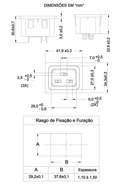 Conector EX3019 para Instalações Elétricas