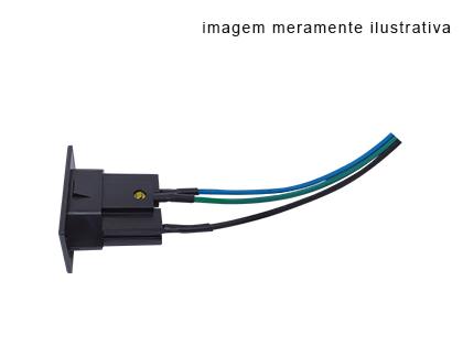 EX-1201R Tomada para painel com rabicho 10A