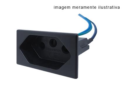 EX-1201R Tomada para painel com rabicho 10A