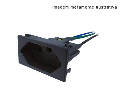 EX-1301R Tomada para painel com rabicho 10A