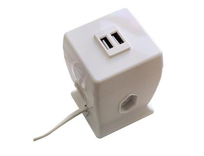 SP-184 Mini Torre com 4 tomadas 10A e USB