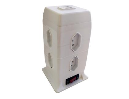SP-188 Super Torre com 8 tomadas 10A e USB