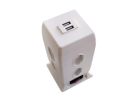 SP-188 Super Torre com 8 tomadas 10A e USB