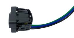 EX-4501R Tomada para painel 45º com rabicho 10A