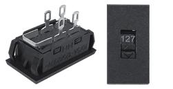 EX-1037 Chave HH com 2 polos e jumper para solda e encaixe rápido