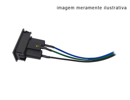 EX-1301R Tomada para painel com rabicho 10A
