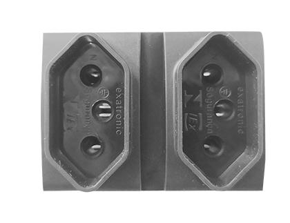 EX-1320 – Tomada Reta Dupla 10A