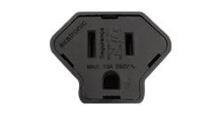 EX-4430 Adaptador de plugue NEMA padrão 2P+T 10A