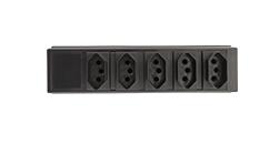 EX-655 Barra Multitomadas com 5 Tomadas 10A.