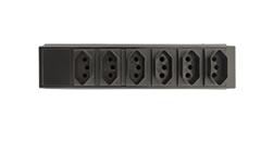 EX-656 Barra Multitomadas com 6 Tomadas 10A.