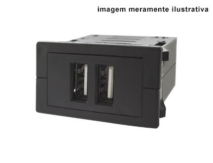 EX-7424 – USB para painel duas entradas 42,3x22,5mm