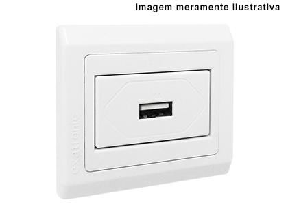EX-80082 Placa para móveis com USB 2A de uma entrada