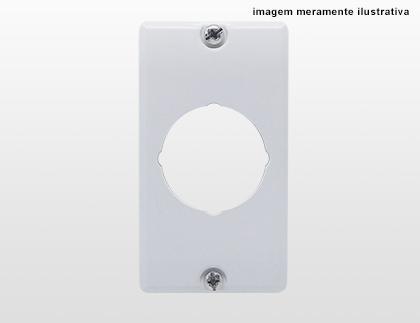 EX70158 – Placa com furo de tomada aba longa para condulete