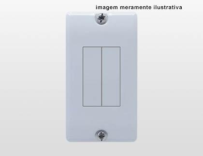 EX80096 – Kit para condulete 2 interruptores 1/2 paralelo modular com placa