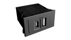 Tomada USB Tipo A+ C - EX-7420 para Painel