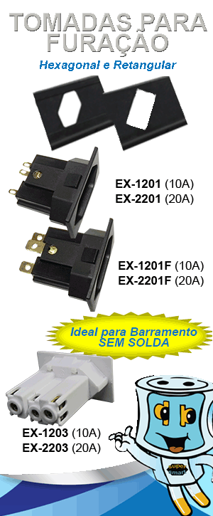 Tomadas para Furao Hexagonal