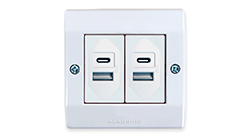 USB tipo A e C modular