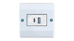 USB tipo A e C modular