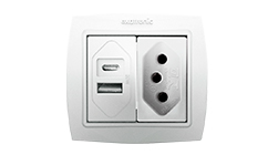 USB tipo A e C modular