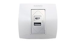 USB tipo A e C modular