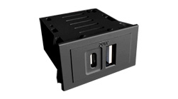 USB tipo A e C para painel